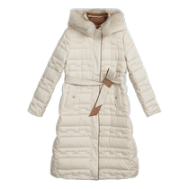 YINER exclusive selection of 2024 winter new style detachable fox fur collar quilted hooded down jacket