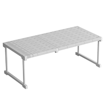 Wardrobe layered partitions cabinet partitions advanced nail-free retractable bedroom storage racks partitions and storage artifacts