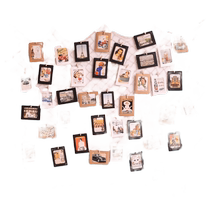 Fishing net photo wall creative grid hemp rope clip wall photo frame background wall hanging wall ins decoration without punching