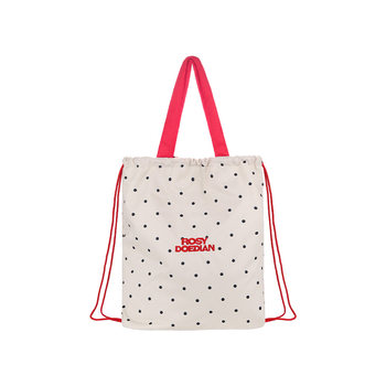 Rosydoedian polka dot large capacity tennis bag