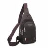 Chest bag men's one-shoulder crossbody bag waterproof Oxford cloth chest trendy sports and casual small cross bag backpack men's bag