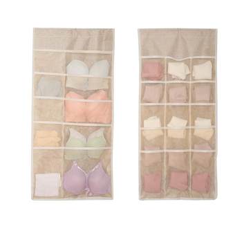 Underwear storage bags, bedroom wardrobe finishing bags, underwear bras, hanging bags, hanging wall-mounted household artifacts