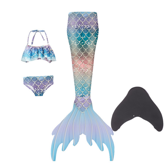 Men, children, adults, adults, parent -child, mermaid Mermarket Tail Resort Performance Photography Hot Spring Bikini Swimsuit
