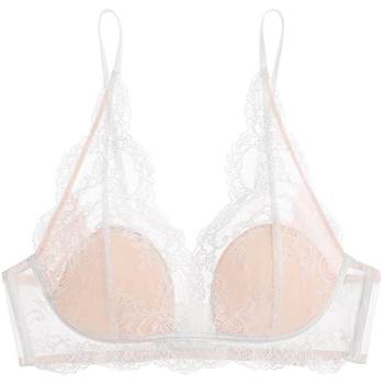 Lace strap layered french pure desire ceiling bra