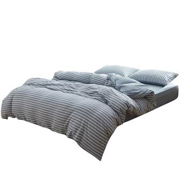 Muji striped indian cotton knitted cotton four-piece set Muji striped indian cotton knitted cotton four-piece set