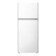 TCL 116 liter double door mini white refrigerator