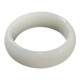 Natural widened Hetian jade mutton fat white jade bracelet gift