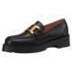 Thick-soled British soft leather soft-soled slip-on loafers for women