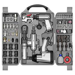 Komax Pneumatic Tool Set, Multi-Functional Powerful Air Shovel, Air Hammer, Small Handheld High-Torque Air Gun