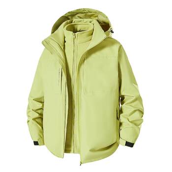 Toplock clearance autumn and winter coat three-in-one fashion fleece lined windproof jacket