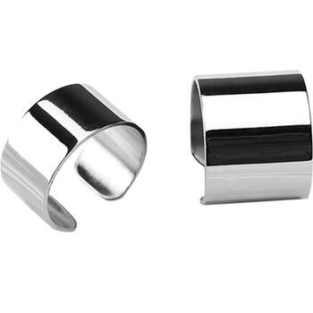Midsummer crystal titanium steel non-fading glossy couple ring