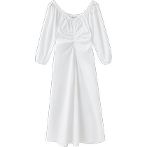Manxi maternity wear fashionable pleated dress fashionable outer skirt pregnant mother early autumn new style
