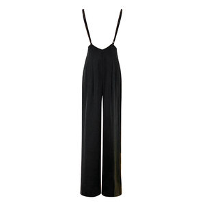 Sister fei custom-made able-bodied bib pants 2023 summer new female self-cultivation and high all-match wide-leg jumpsuit