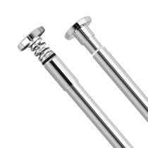 No punching telescopic rod 304 stainless steel clothes drying rod balcony clothes drying rack bathroom shower curtain rod curtain rod