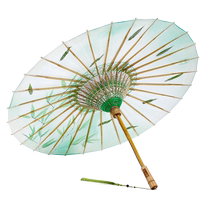 Bi Liufu oil paper umbrella handmade plant ancient style umbrella rainproof and sunproof traditional men and women gifts practical Hanfu umbrella