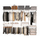 Platinum-resistant metal wardrobe wardrobe and cloakroom for home bedroom environmentally friendly storage rack free combination 2.8 meters
