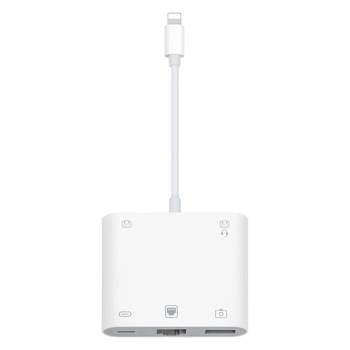 Live broadcast converter with sound card and microphone charging network port