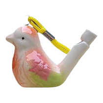 New style bird whistle with rope ceramic water bird whistle tourist attraction toy park street stall school prize gift