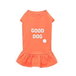 Sniff pet dog cat spring and summer letter sports dress Teddy French bulldog small dog clothes pet clothing