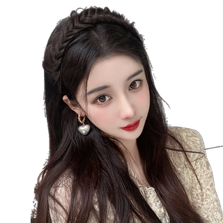 12-year-old store wig fishbone braid headband twist braid