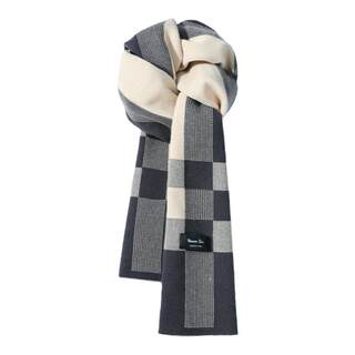 Pull-Back British Style Scarf for Men, Business Style, Couple's Shawl for Women, Winter Warm and Cold-Proof, Versatile and High-End Scarf