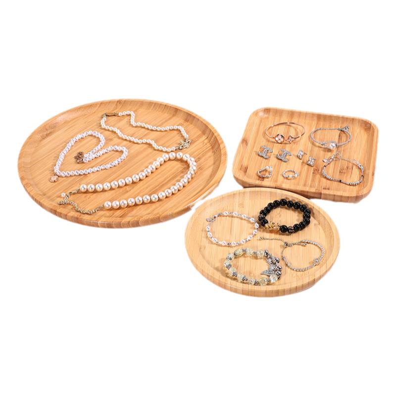 Bamboo wood jewelry tray look at pallet jewelry display tray