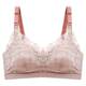 Thin mulberry silk nursing bra without wires, breastfeeding bra for women during pregnancy and postpartum, thin large cup with top buckle