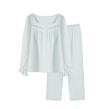 CA BRIDA Cattleya ເປັນທີ່ນິຍົມຂອງພະລາຊະວັງຝຣັ່ງແບບໂລແມນຕິກທີ່ເປັນມິດກັບຜິວຫນັງຂອງແມ່ຍິງໃນເຮືອນຊຸດ pajamas O317