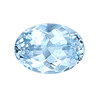 Natural colored gem Santa Maria aquamarine loose stone