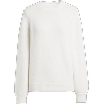 Red sleeves bright silk sequined sweater winter 2023 new womens raccoon fur lazy and relaxed style knitted sweater