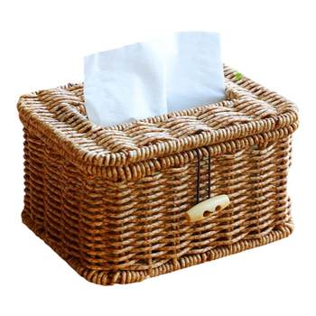 Japanese imitation rattan tissue box kitchen restaurant cardboard box