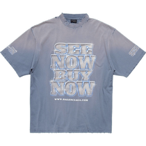 BALENCIAGA Balenciaga 24 summer new product SNBN large version T-shirt