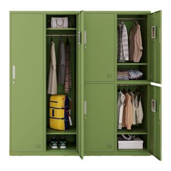 Colorful locker with locks swimming pool storage cabinet staff dormitory balcony storage cabinet gym bathroom storage cabinet