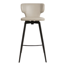 Modern simple rotating bar chair high stool light luxury Italian bar chair high chair home designer model 7117