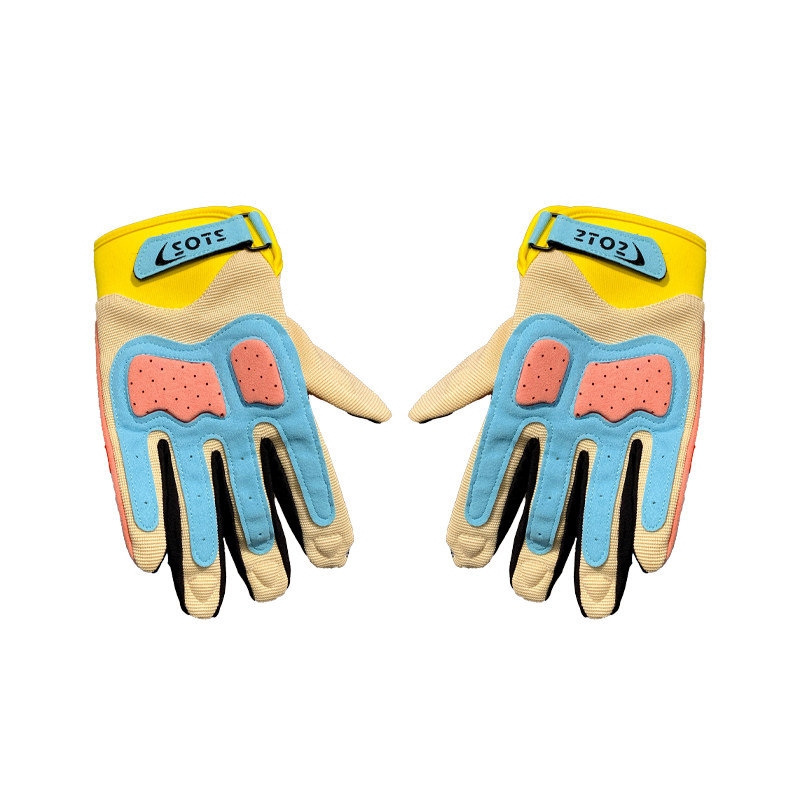 Dopamine contrast color riding motorcycle gloves women's summer