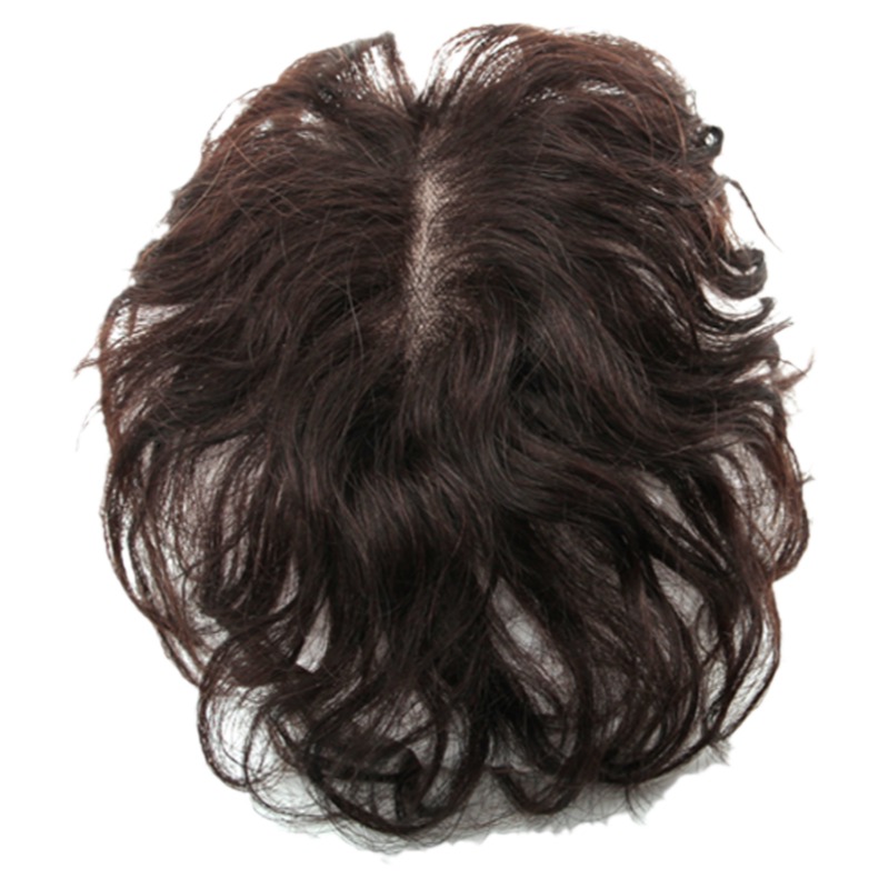 青丝黛 手织头顶假发片 真发发顶补发块 隐形轻薄款 男女士补发片