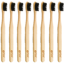 (Self-operated) 8-pack Grin toothbrush imported from New Zealand carbon fiber bamboo biodegradable