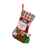 Christmas decorations Santa Claus socks childrens gift bags Christmas tree decoration pendants atmosphere small ornaments