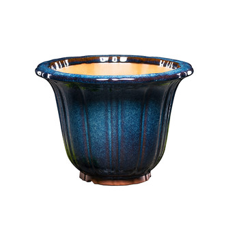 Golden rabbit qin xi hong republic of china purple clay flower pot