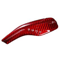 Suitable for Tesla MODEL3 Y real carbon fiber gear lever sleeves gear lever accessories car ornaments and decorations