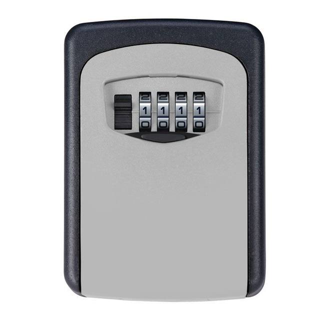 Overall all-metal anti-theft password key box