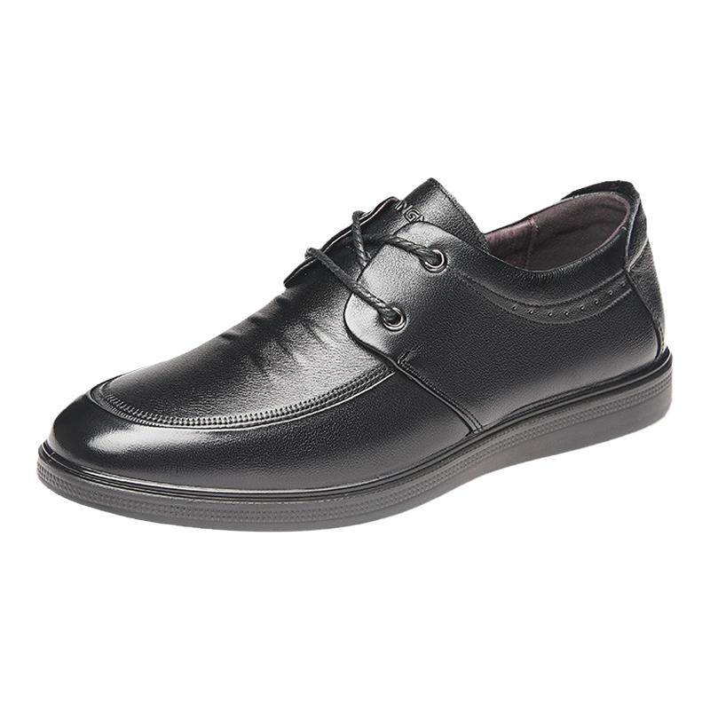 Kangnai soft sole breathable leather shoes