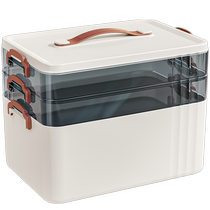 Jianxi large household medicine box large capacity household medicine box multi-layer medicine classification storage extra large medicine box