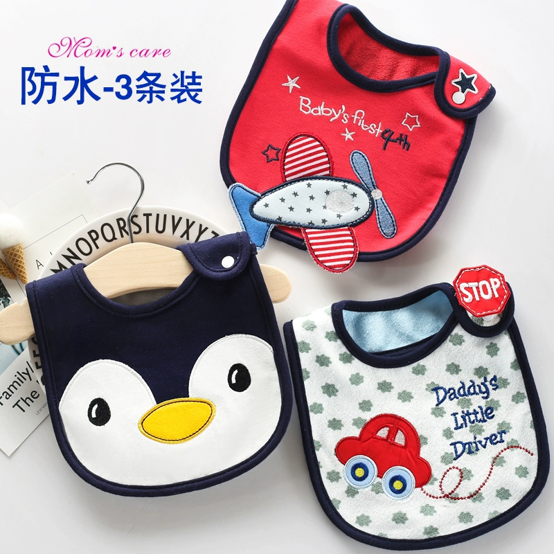 Bib bib mùa thu và mùa đông cotton nước bọt không thấm nước cho trẻ sơ sinh sản phẩm chống nôn sữa bib bib bib 3 - Cup / Table ware / mài / Phụ kiện