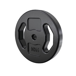 Rubber-Coated Barbell Plates for Home Use, Eco-Friendly Dumbbell Plates Clearance Sale, Small Hole Barbell Grip Arm Weights Fitness Equipment