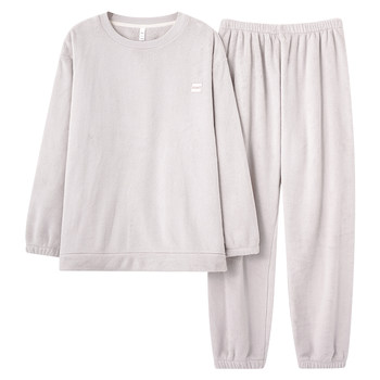 Thickened coral velvet pajamas | xl size