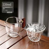 High-end tureen single high-end glass tureen heat-resistant and anti-scalding single tea-making Sancai tureen Kungfu tea set