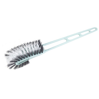 Jiayi toilet brush with long handle and hard bristles removes stains without any dead ends