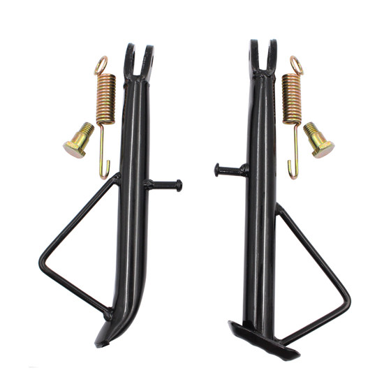 Electric vehicle single support motorcycle side support offset tripod stand