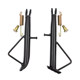 Electric vehicle single support motorcycle side support offset tripod stand